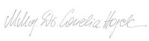 Unterschrift Cornelia Hagele